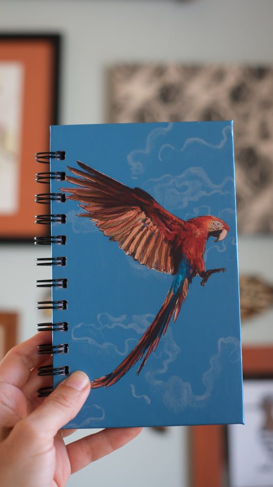 Libreta Lapa Roja | Ara macao