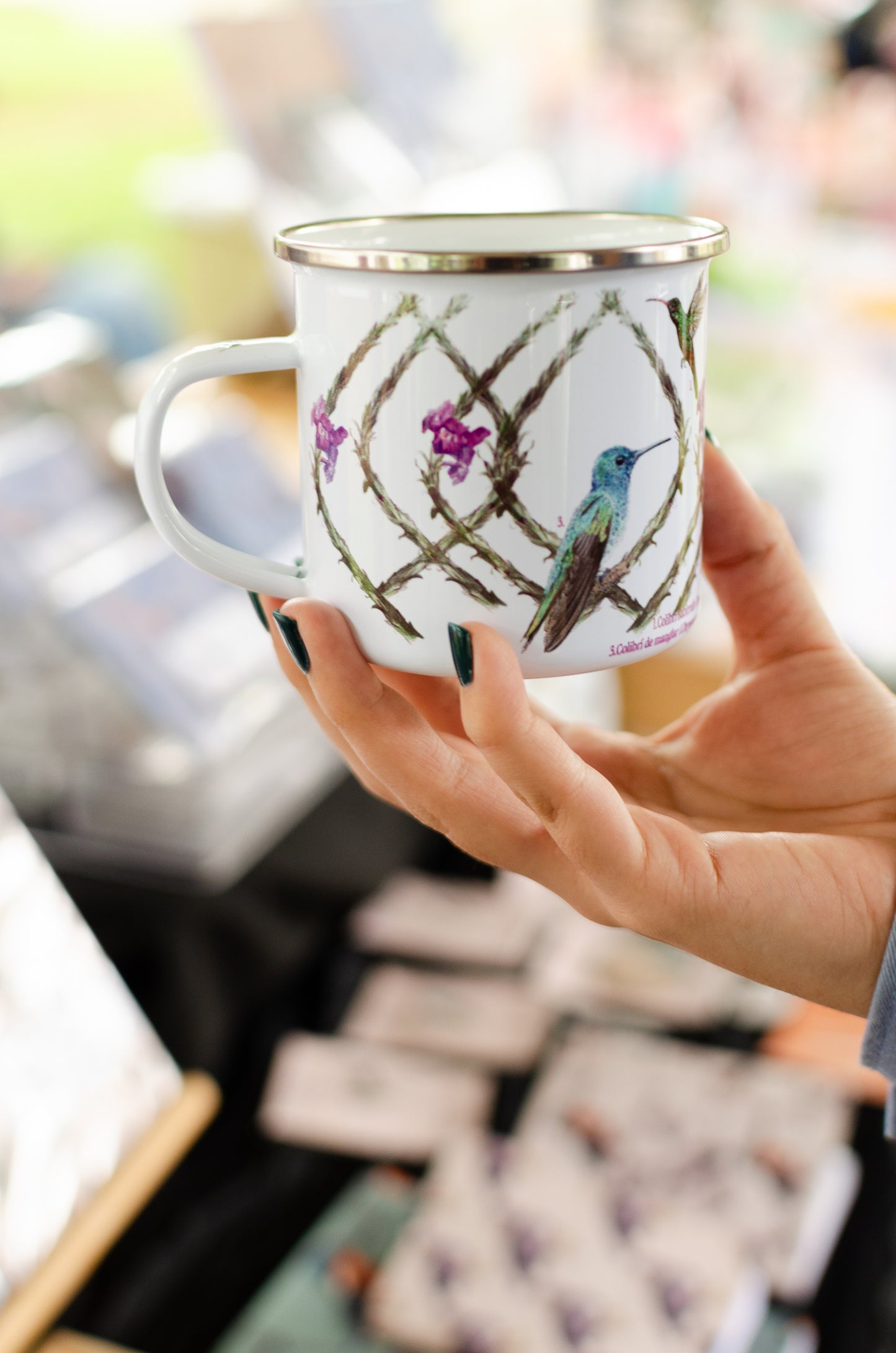 Jarra Loza Colibríes