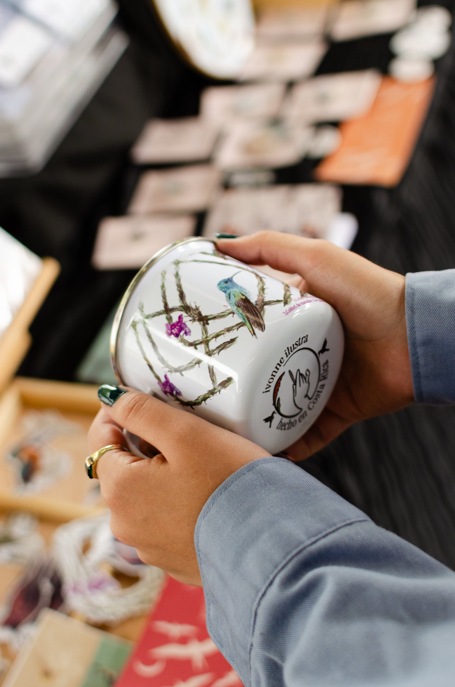 Jarra Loza Colibríes